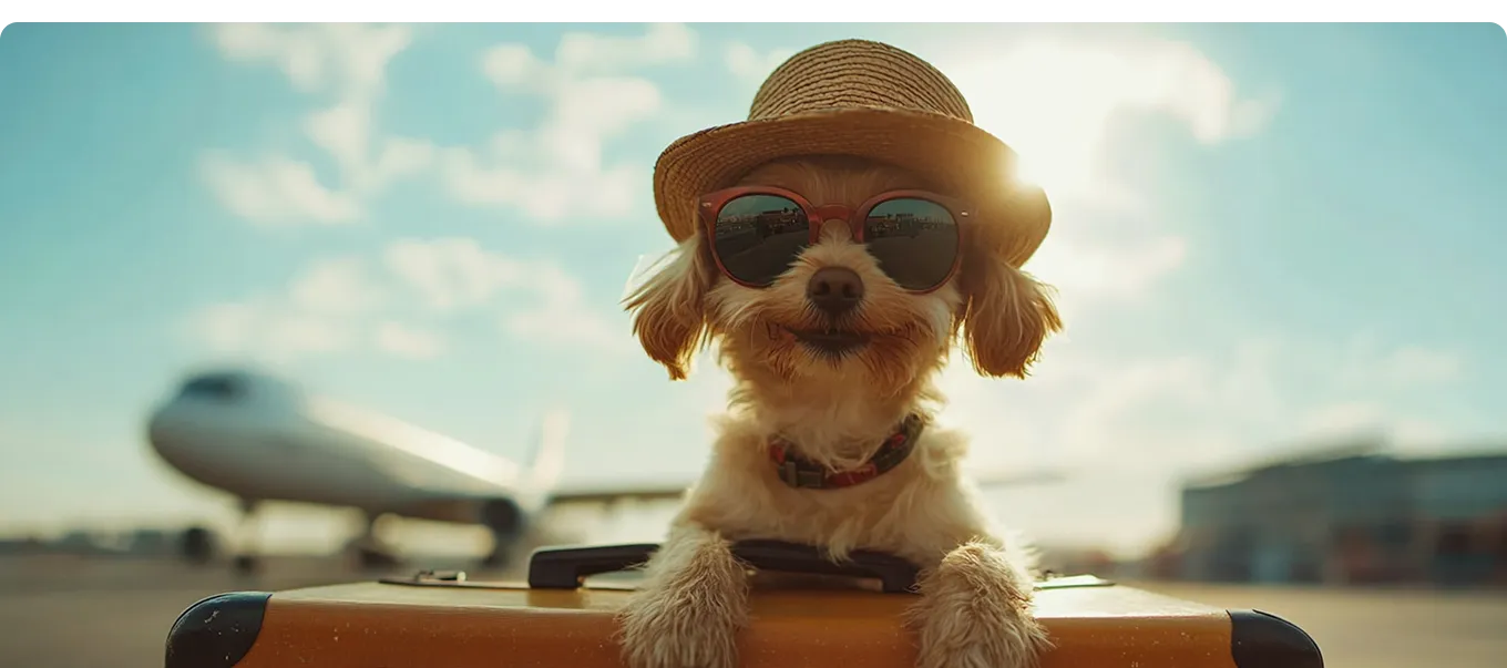 Как перевозить собаку в самолёте