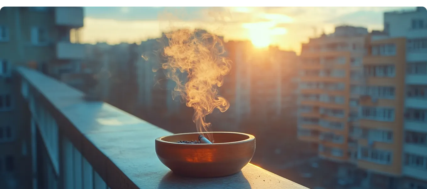 Можно ли курить на балконе своей квартиры