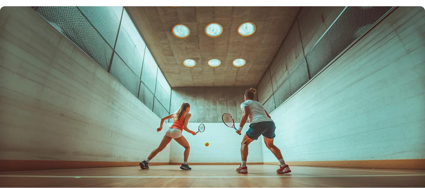 Сквош: весело, полезно, недорого