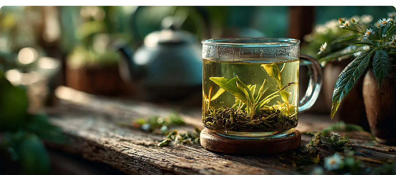 Как зелёный чай влияет на организм человека