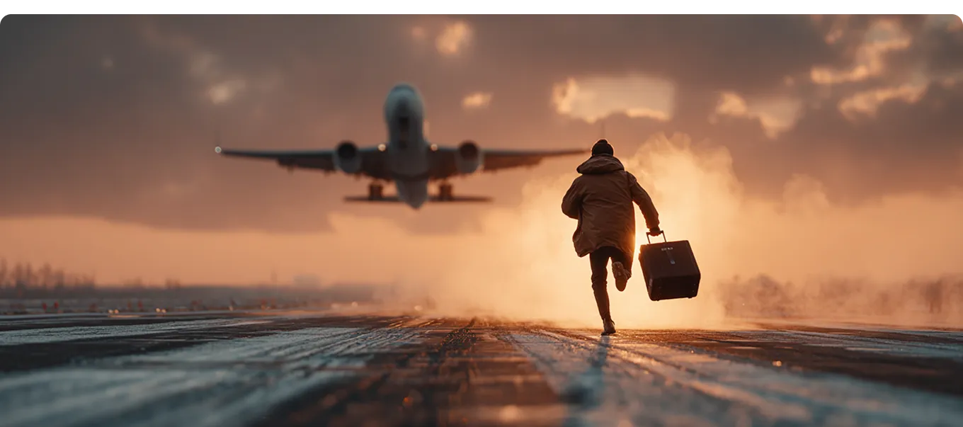 Что делать, если опоздал на самолёт: полное руководство