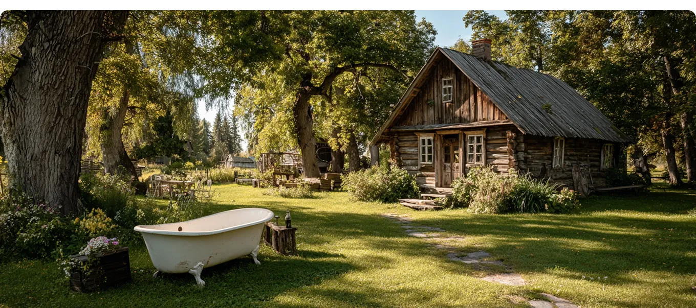 На каком расстоянии от забора соседа можно строить баню