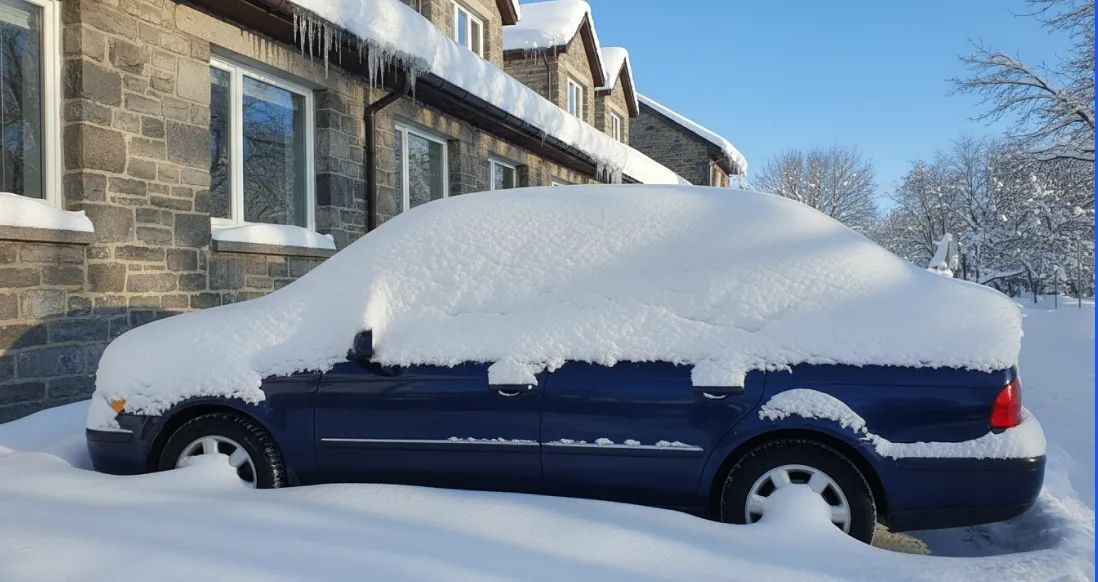 Зима бьёт сверху. «Абсолют Страхование» объясняет, какой страховой полис защитит автомобиль от падения снега и льда