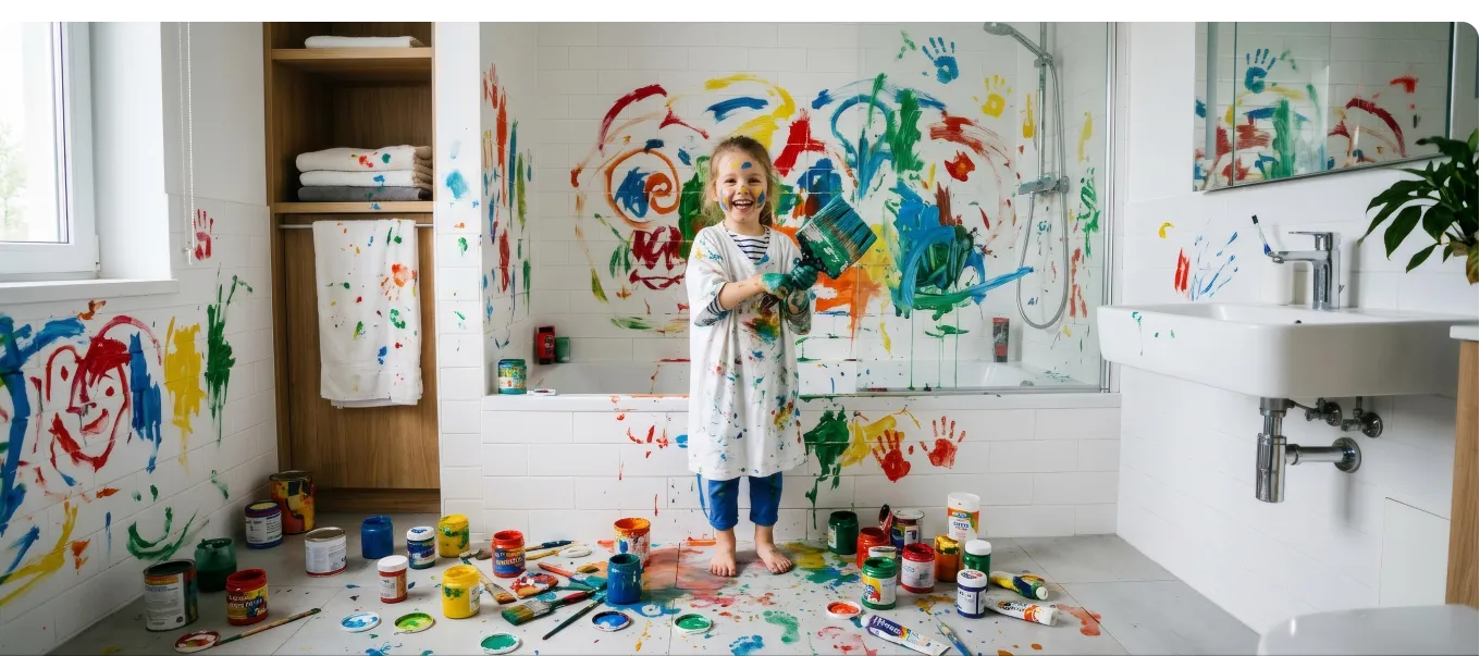 Как отмыть кафельную плитку в ванной