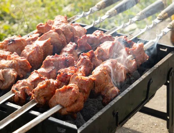Классический шашлык из свинины